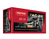 Norma 22LR TAC-22 40gr LRN 50rd Box Ammo - 2318716 - Norma Ammo