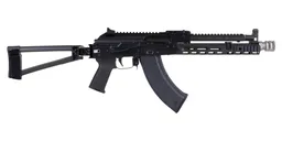 PSA AK-104 GF5 Triangle  Side Folding Pistol With Triangle Brace, Soviet Arms 10" Rail & Gas Tube, Alg Trigger, Hinged Dust  Cover, And Sa-2 Brake - Palmetto State Armory