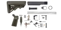 PSA B5 2 Stage Nickel Boron Trigger Lower Build Kit with Bravo Stock, ODG - Palmetto State Armory