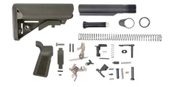PSA B5 2 Stage Nickel Boron Trigger Lower Build Kit with SOPMOD Stock, ODG - Palmetto State Armory