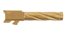 PSA Dagger Non-Threaded Barrel - Spiral Fluted, Gold - Palmetto State Armory