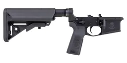 PSA Sabre-15 Forged Lower with B5 Sop-Mod Stock and B5 Grip, Black - Palmetto State Armory