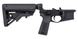 PSA Sabre-15 Forged Lower with B5 Bravo Stock and B5 Grip, Black - Palmetto State Armory