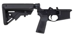 PSA AR15 Complete Lower B5 Bravo Stock, Black - Palmetto State Armory