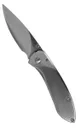 Buck 327 Nobleman Folding Drop Point Knife, Gray - 0327SSS-C - Buck Knives