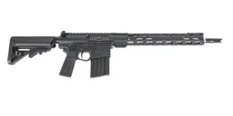 PSA Sabre AR-10 Rifle Billet 16" .308 Rifle w/  15" Knurled Slant Rail & B5 Sop-Mod Furniture - Palmetto State Armory