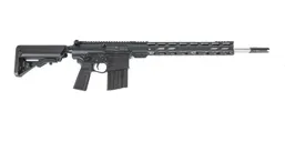 PSA Sabre AR-10 Rifle Billet 18" .308 Rifle w/  15" Knurled Slant Rail & B5 Sop-Mod Stock - Palmetto State Armory