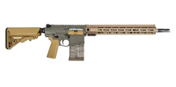PSA Sabre-10A1 Billet 16" .308 Mid-Length w/Moss Green Receivers and Burnt Bronze Rail - Palmetto State Armory