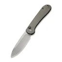 CIVIVI Button Lock Elementum Folding Knife, Dark Green - C2103C - CIVIVI Knives