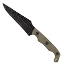 Stroup Knives TU2, Fixed Blade Knife w/ Sheath, OD Green - TU2 - Stroup Knives