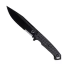 Kronos Steadfast Fixed Knife w/ Nylon Sheath, Black - 2302 - Kronos