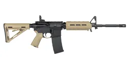 PSA PA-15 16"Nitride M4 Carbine 5.56 NATO MOE AR-15 Rifle w/ MBUS Rear, FDE - Palmetto State Armory