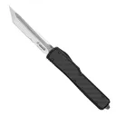 Krate Tactical "Karma" OTF Knife, Black - KRT-OTF-CF-BAR-BLK-X - Krate Tactical