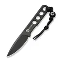 Civivi Circulus, Fixed Blade Knife w/ Sheath, Black - C22012-1 - CIVIVI Knives