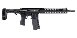 PSA "Sabre" Forged 11.5" Nitride 5.56 with 10.75" Hodge P-Lock Rail, Maxim PDW Brace, and Kung Fu Grip - Palmetto State Armory