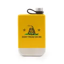 Yukon Outfitters 9oz Highline Flask, Gold w/ Don't Tread On Me - YF09DTMG - Yukon Outfitters