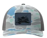 PSA Fishing Richardson Hat w/ Leather Patch, Saltwater Duck Camo - Palmetto State Armory