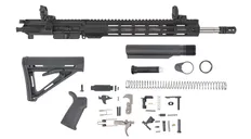 PSA 16" Mid-Length 1/7 Stainless Steel 13" Lightweight Hex M-lok MOE EPT Rifle Kit w/MBUS Sight Set - Palmetto State Armory