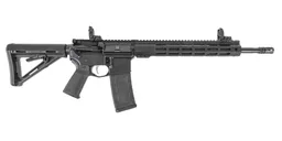 PSA 16" Mid-Length 5.56 NATO 1/7 Nitride 13" Lightweight Hex M-Lok MOE EPT Rifle w/MBUS Sight Set - Palmetto State Armory