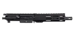 PSA 7.5" Pistol-length 300AAC Blackout Nitride 7" Lightweight Hex M-Lok Upper With BCG & CH - Palmetto State Armory