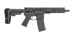 PSA 7.5" Pistol-Length 5.56 NATO 1/7 Nitride 7" Lightweight Hex M-Lok MOE EPT SBA3 Pistol - Palmetto State Armory