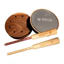 Woodhaven Next Level Ninja Slate Turkey Pot Call, Walnut - WH256 - Woodhaven Custom Calls