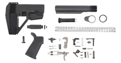 PSA SBA5 MOE EPT Pistol Lower Build Kit, Black - Palmetto State Armory