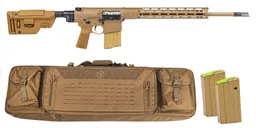 PSA Sabre-10A2 "Super Sass" Billet 20" .308 5R Rifle w/15"Sabre Lock up rail, Law Folder, B5 CPS Stock,  3 Mags, and Bag - FDE - Palmetto State Armory
