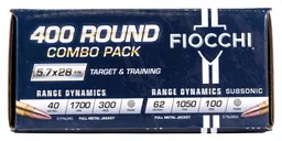 Fiocchi 5.7x28mm Combo Pack, 400rds - 57COMSUB - Fiocchi
