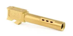 Zaffiri Precision - Glock 19 Gen 5 Barrel - Ported - Gold - ZP.19G5BPG - Zaffiri Precision