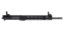 PSA AR-15 16" Mid-Length 5.56 NATO 1:7 Nitride 13" Lightweight Hex M-Lok Upper W/ BCG, CH and MBUS Sight Set - Palmetto State Armory