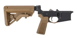 PSA AR15 Complete Lower B5 EPT Bravo Stock, Coyote - Palmetto State Armory
