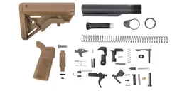 PSA B5 Systems Lower Build Kit with Bravo Stock, Coyote - Palmetto State Armory