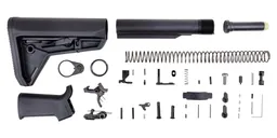 PSA Sabre-15 Lower Build Kit with MOE SL Stock and Grip, Black - Palmetto State Armory