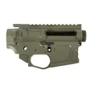 PSA Sabre-15 Billet Ambi-Receiver Set, OD Green - Palmetto State Armory