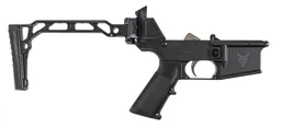 PSA JAKL 5.56 NATO Classic EPT Complete Rifle Lower With JMAC Skeleton Stock, Black - Palmetto State Armory
