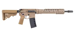 PSA "Sabre" MK12 Mod S 14.7" FN CHF CL w/ PRI Gen 3 Tube & SilencerCo ASR P&W Rifle with B5 Bravo Furniture - FDE - Palmetto State Armory