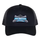 PSA PVC Logo 5 Panel Trucker Hat, Black - Palmetto State Armory