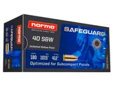 Norma Safeguard .40 S&W 180 gr JHP Ammo, 50rds - 801407727 - Norma Ammo