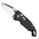 Hogue A01-Microswitch Folding Knife Drop Point Black 1.95" - Durable, Lightweight and Reliable Handle - 24120 - Hogue