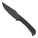 Hogue Extrak XL Fixed Knife, Clip Point, Black - Robust Black Handle, Secure Grip, Ideal for Heavy-Duty and Tactical Use - 35854 - Hogue