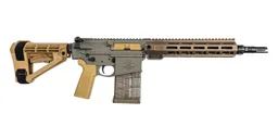 PSA Sabre-10A1 Forged 12.5" .308 Pistol w/Rifle Speed Gas Block and SBA-4 Brace, Moss Green - Palmetto State Armory