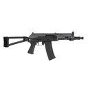 Soviet Arms 300 BLK Krink Triangle Side Folding Pistol, MK3 Krink Chassis Carbon Gray, ALG, and Soviet Arms Grip - Soviet Arms