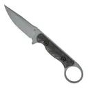 Toor Knives Jank Shank S Fixed Blade Clip Point Knife, Phantom Grey - Toor Knives