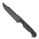 Toor Knives The Crewman Fixed Blade Clip Point Knife, Bomber Black - Toor Knives