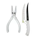 Danco Eco-1 Series 7" Fillet Knife & Pliers Combo Pack, White - ECOCOMBOPK - Danco