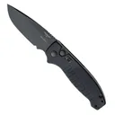 Hogue Ballista I Auto/Folding Knife Drop Point, Black - Hogue
