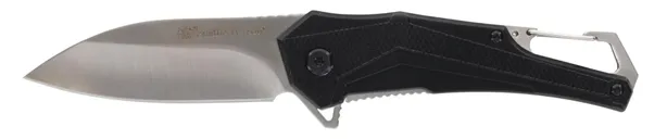 Smith & Wesson Oasis Folding Knife Drop Point, Black - Smith & Wesson