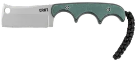 CRKT Minimalist Fixed Knife Cleaver, Green - CRKT