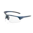 Smith & Wesson Corporal Half Frame Shooting Glasses, Blue/Clear - Smith & Wesson